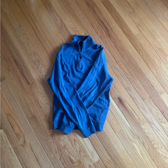 Vineyard vines blue Quarter-Zip Pullover - Picture 1 of 2